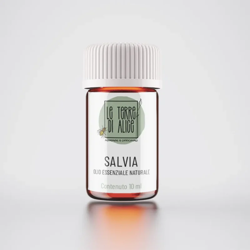 Flacone olio essenziale salvia 10 ml