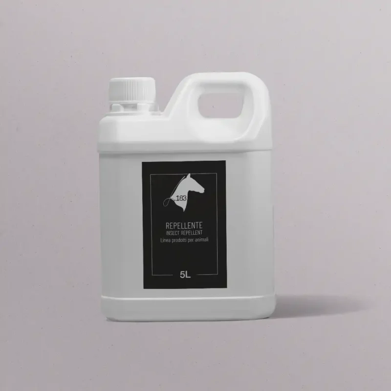 tanica da 5l di repellente per cavalli