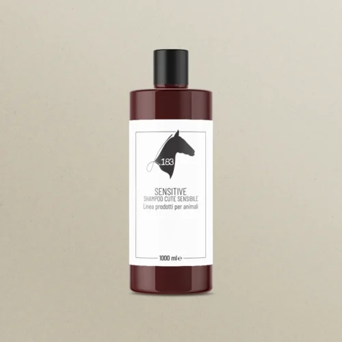 Shampoo-sensitive-1l tanica shampoo sensitive per cavalli da 1L