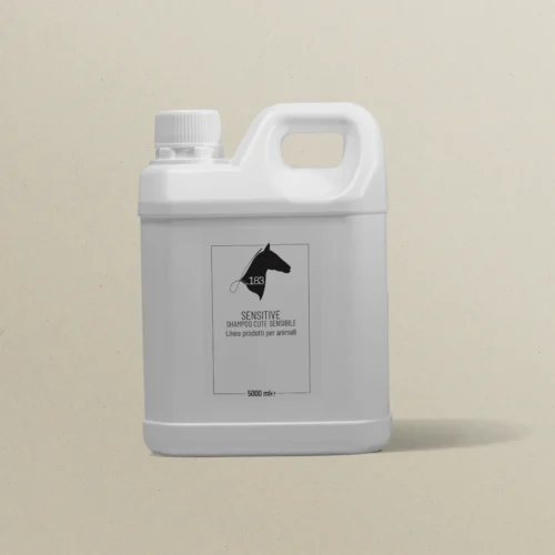 shampoo-sensitive-Formato-5L tanica shampoo sensitive per cavalli da 5L
